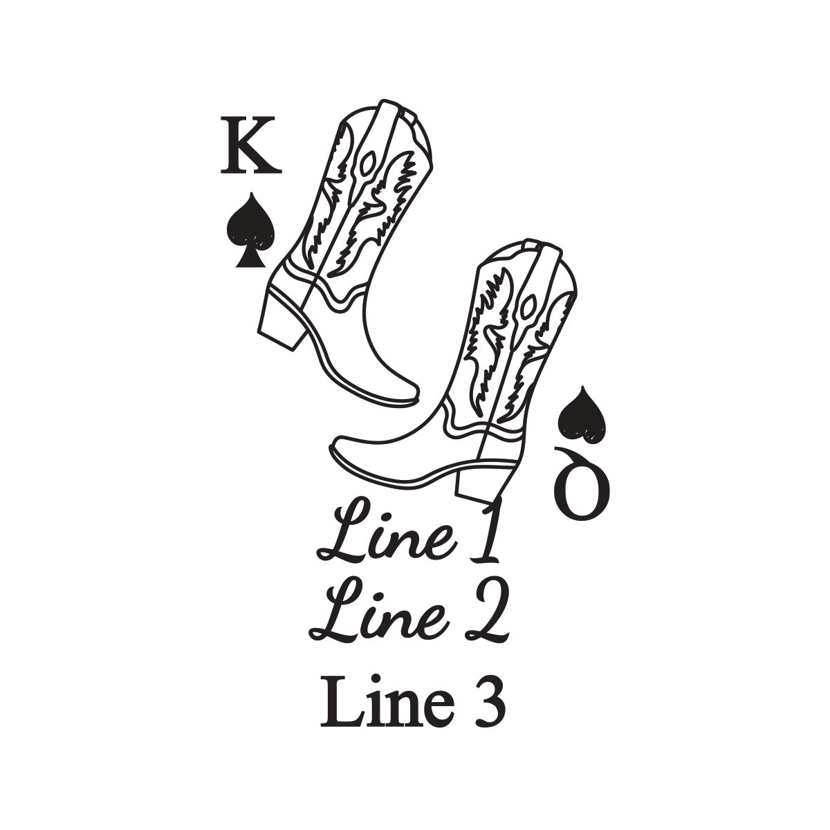 Western Cowboy Boots Personalized Mason Glass Mug (Set of 18)