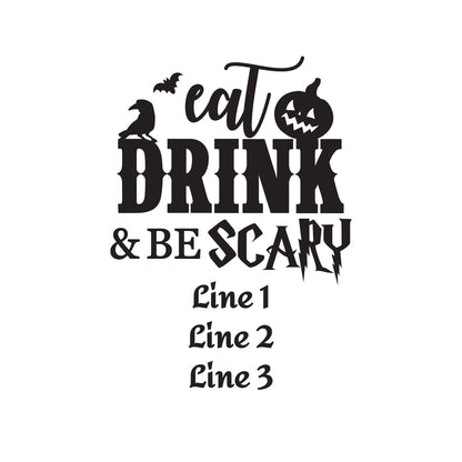 Halloween Personalized Votive Shot Glass (Set of 24)