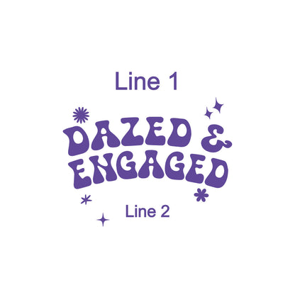 Dazed And Engaged Personalized Silver Credit Card Bottle Opener (Set of 24)