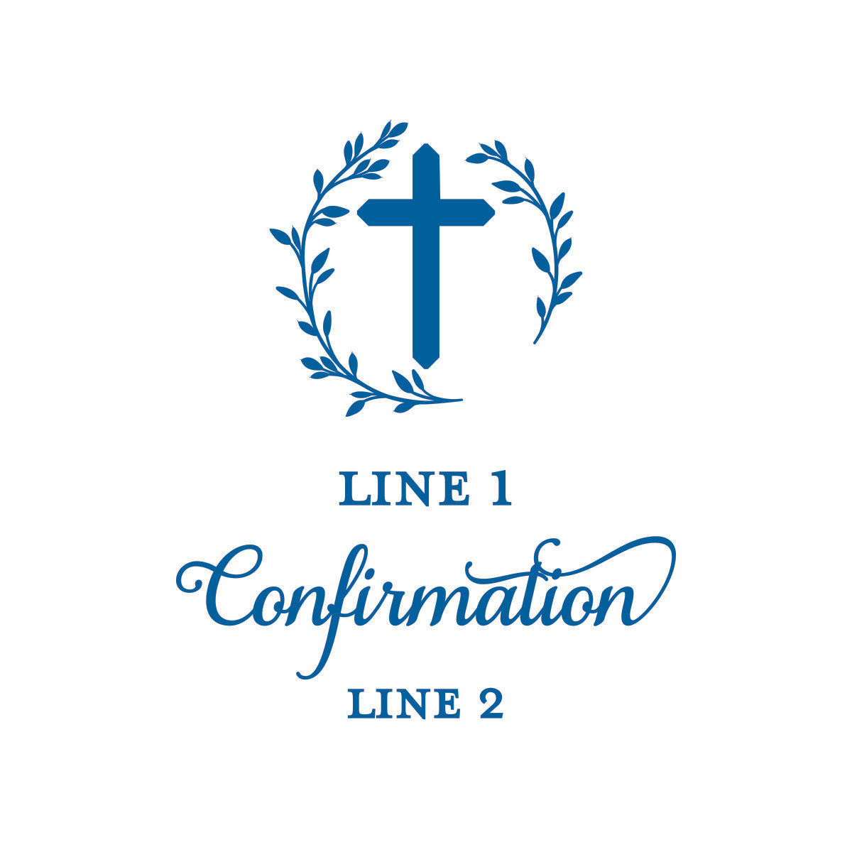 Confirmation Personalized Glass Coaster (Set of 24)