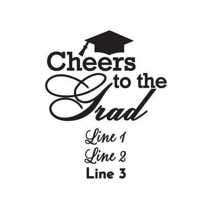 Graduation Personalized Wine Labels (Set of 12)