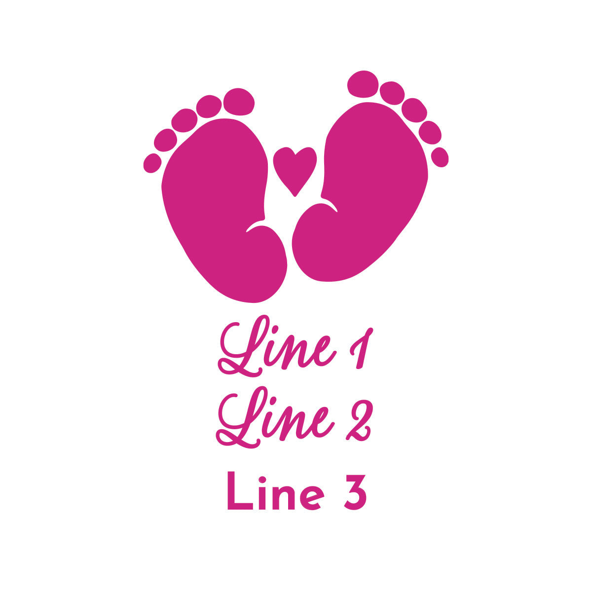 Baby Shower Personalized Loop Sanitizer Labels (Set of 20)