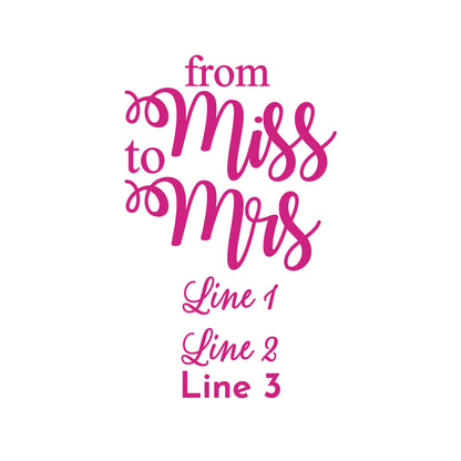 Bridal Shower Personalized Silver Credit Card Bottle Opener (Set of 24)