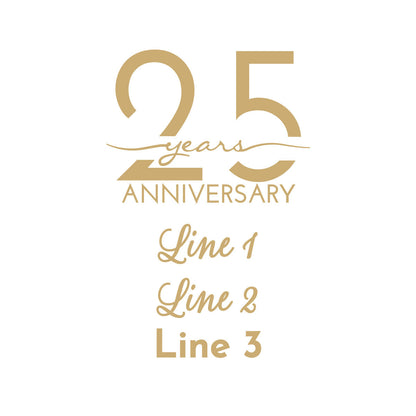 Anniversary Personalized Sunscreen with Carabiner (Set of 12)