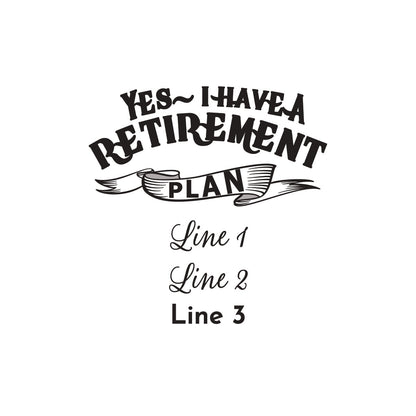 Retirement Personalized Empty Mint Candy Tins (Set of 12)