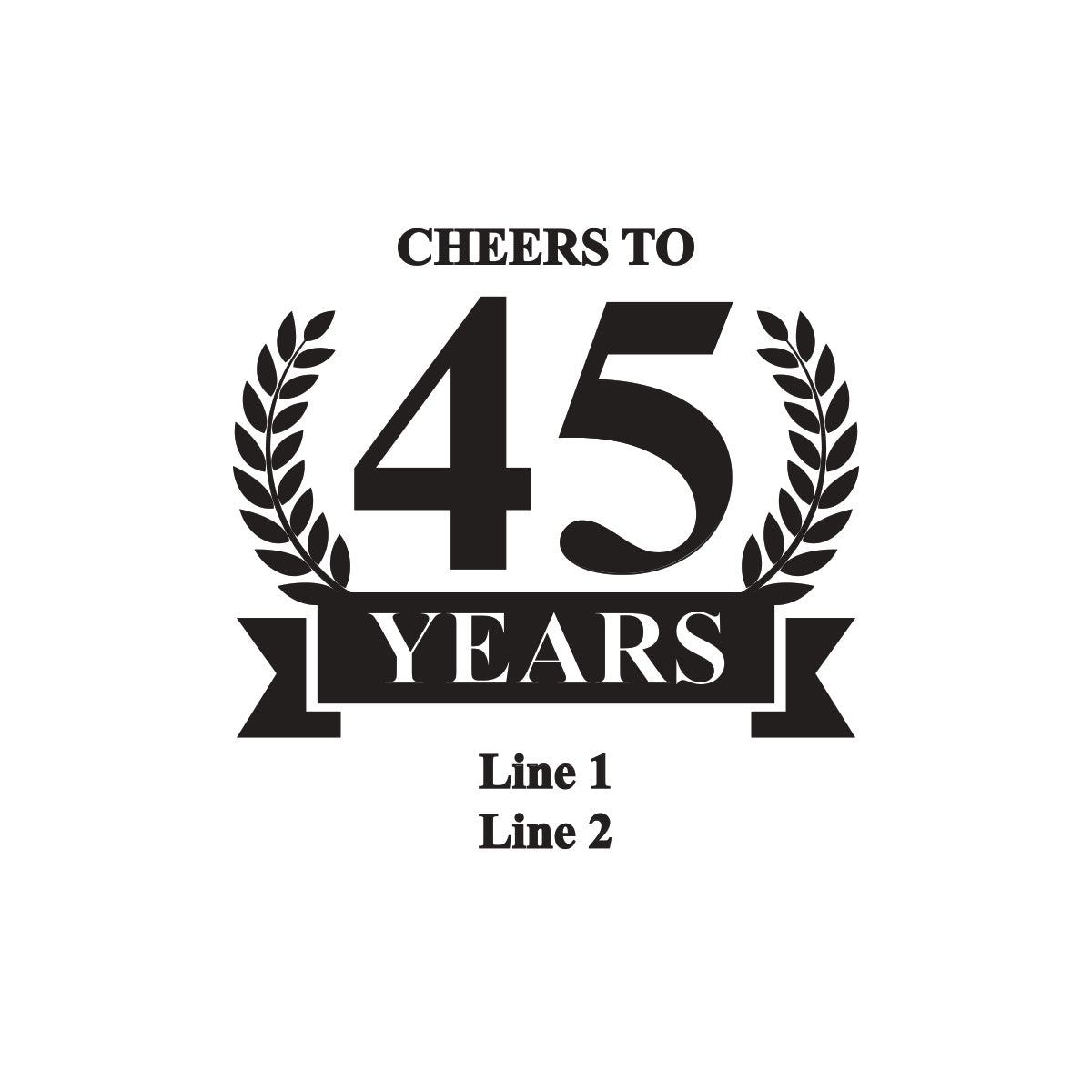 Cheers To Years Personalized Champagne Glass (Set of 24)