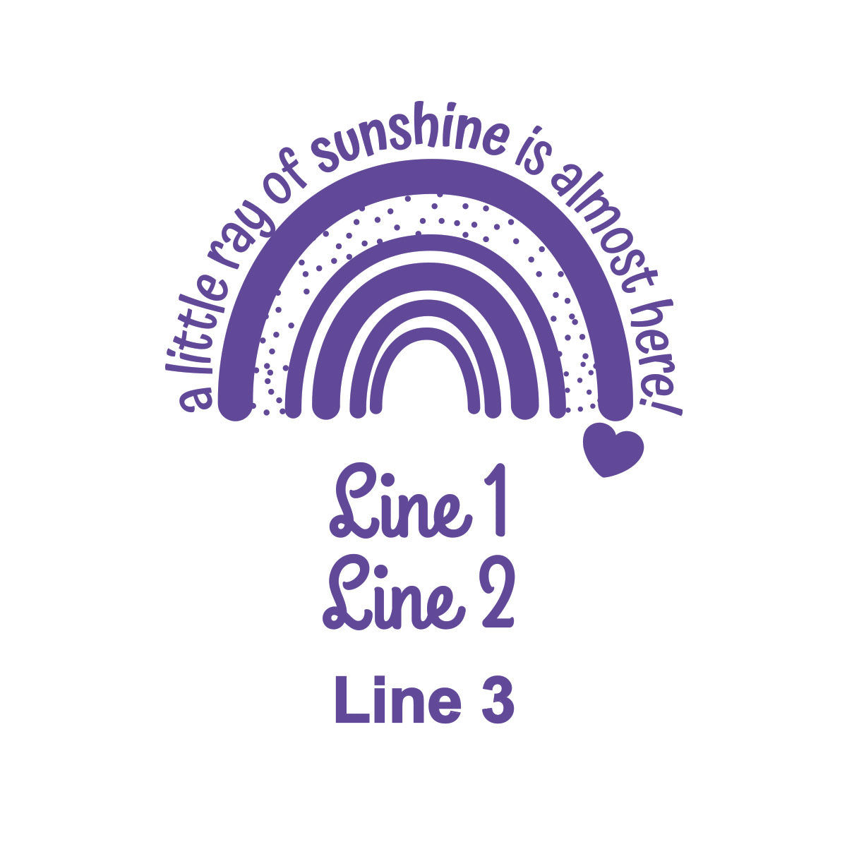 A Little Ray Of Sunshine Personalized Clear Glass Coffee Mug (Set of 18)