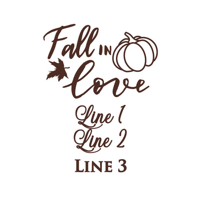 Fall In Love Personalized Gold Credit Card Bottle Opener (Set of 24)