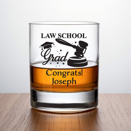 Lawyer Personalized Whiskey Rocks Glass (Set of 24)