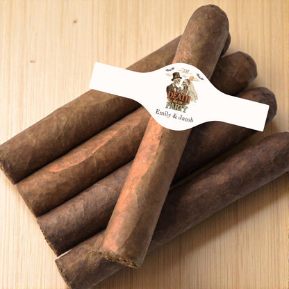 Till Death Do Us Party Personalized Cigar Labels (Set of 15)
