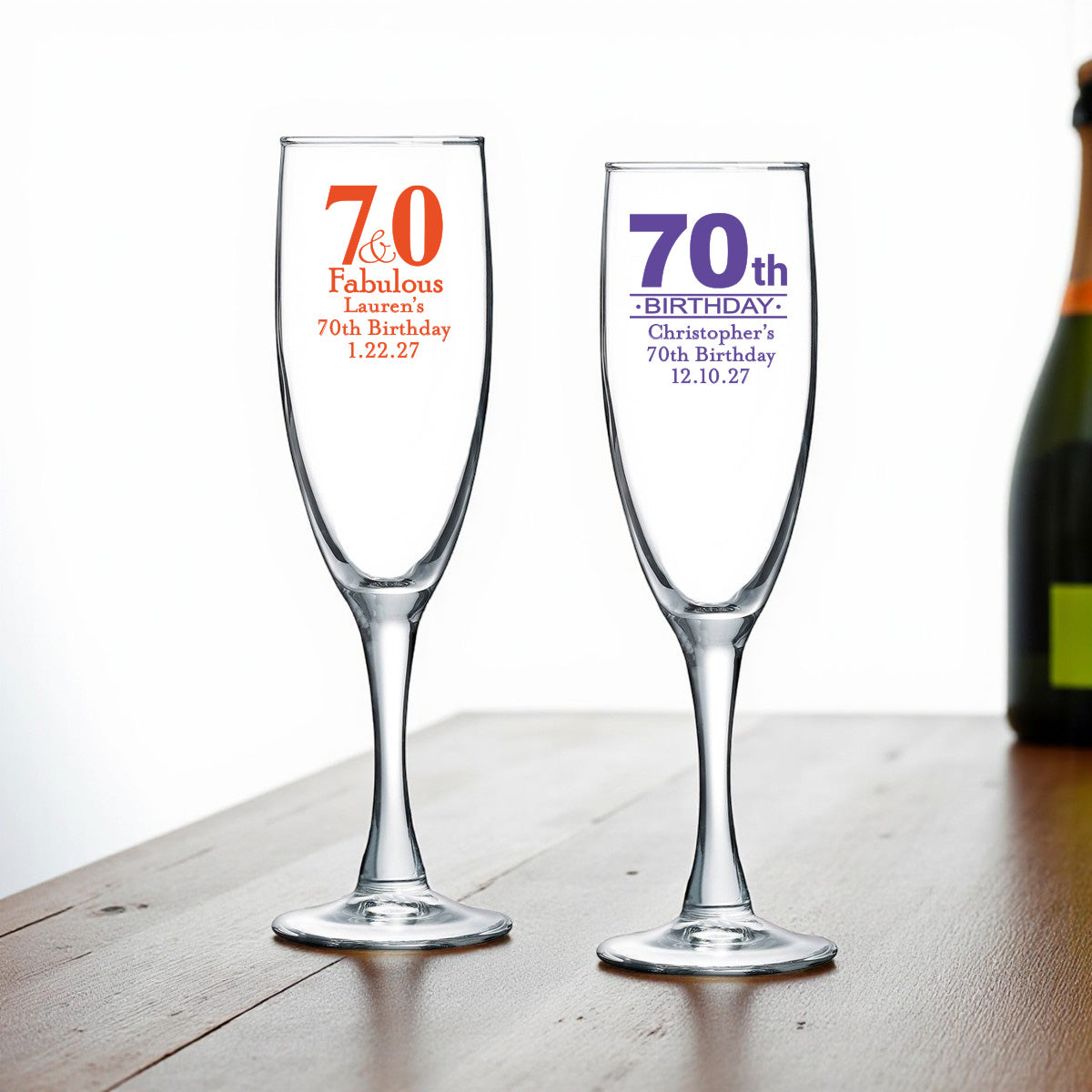 Confirmation Personalized Champagne Glass (Set of 24)