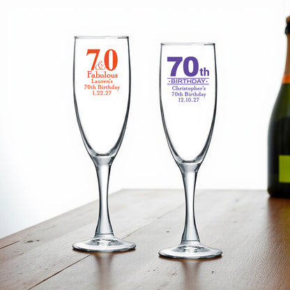 Confirmation Personalized Champagne Glass (Set of 24)