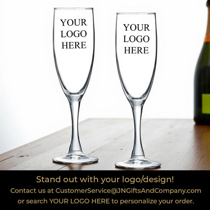 Lawyer Personalized Champagne Glass (Set of 24)