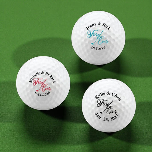 Fore Ever Personalized Printed Golf Balls