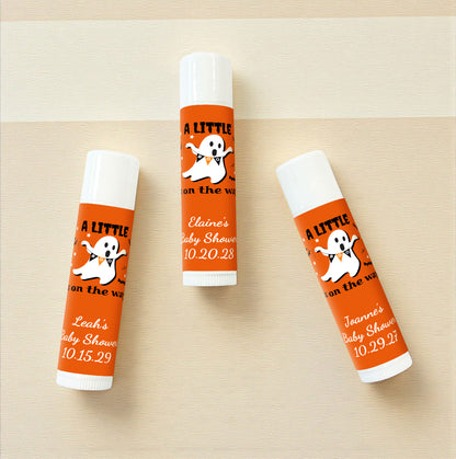 A Little Boo Is On The Way Personalized Lip Balm Favors (Set of 12)