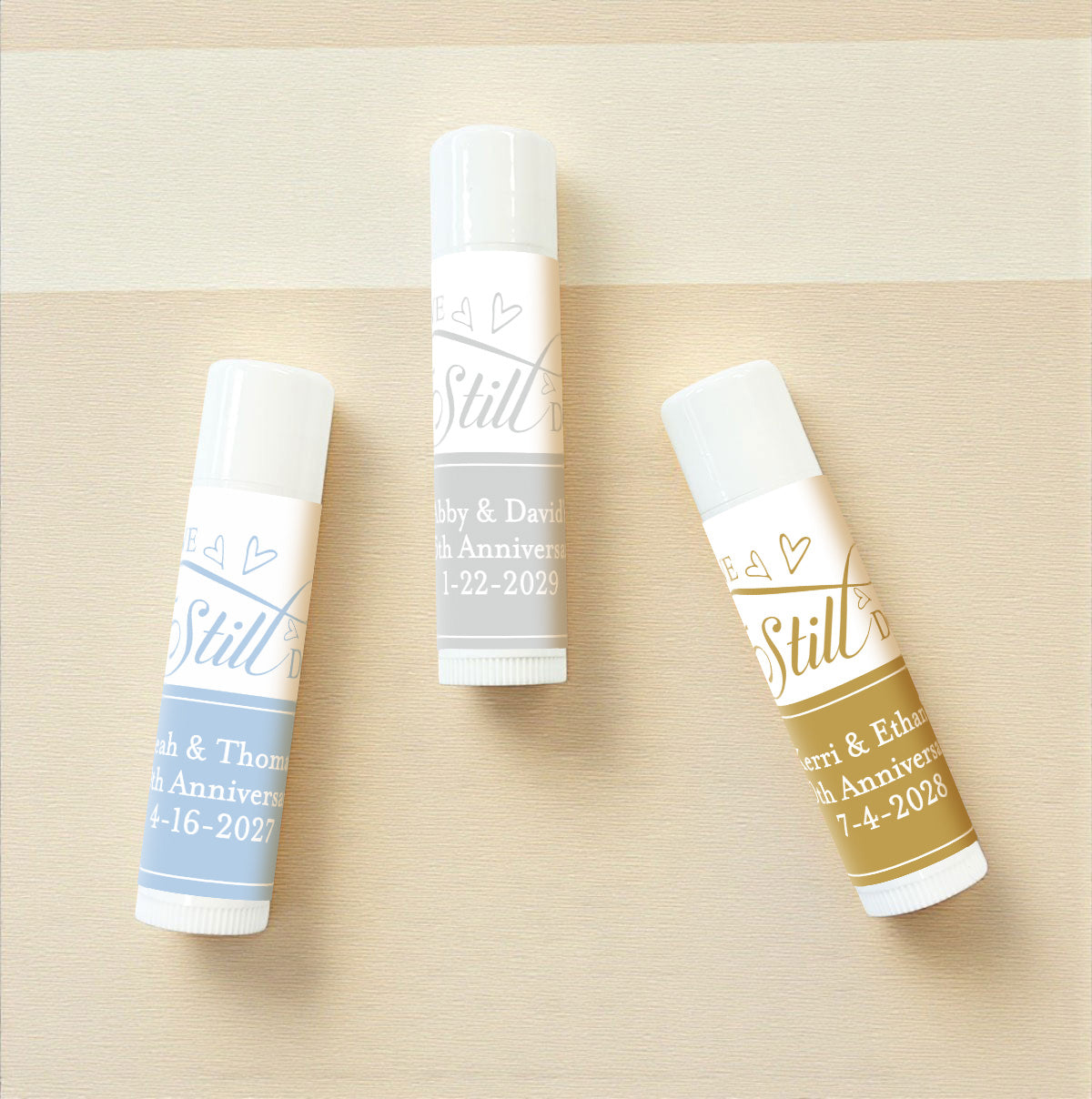 We Still Do Personalized Lip Balm Favors (Set of 12)