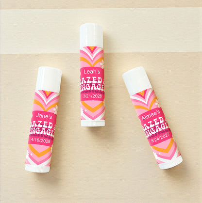 Dazed And Engaged Personalized Lip Balm Favors (Set of 12)