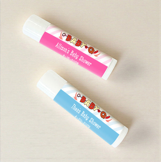 Baby-Q Personalized Lip Balm Favors (Set of 12)