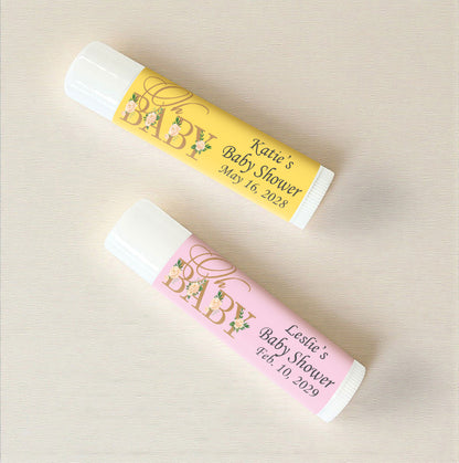 Oh Baby Personalized Lip Balm Favors (Set of 12)