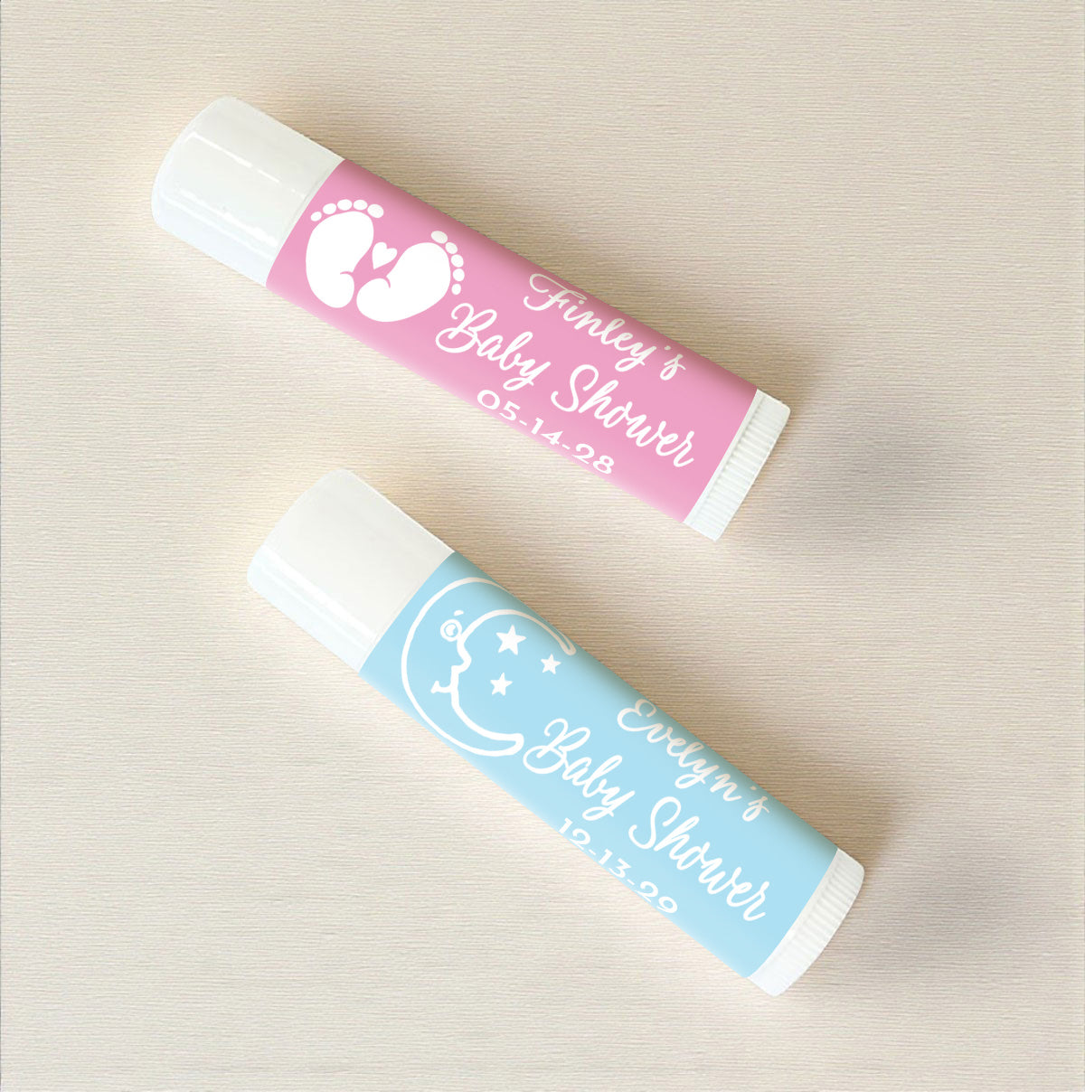 Baby Shower Personalized Lip Balm Favors (Set of 12)