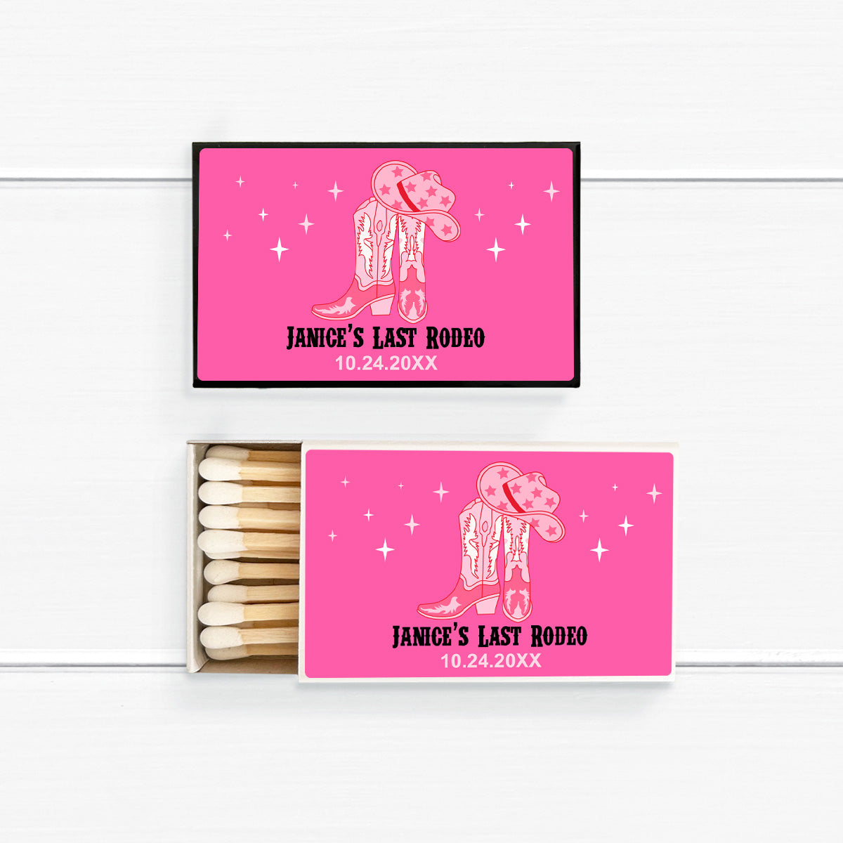 Last Rodeo Personalized Matches (Set of 50)