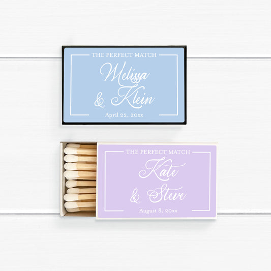 The Perfect Match Personalized Matches (Set of 50)