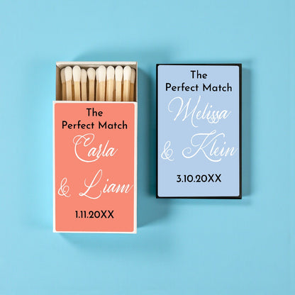 The Perfect Match Personalized Matches (Set of 50)