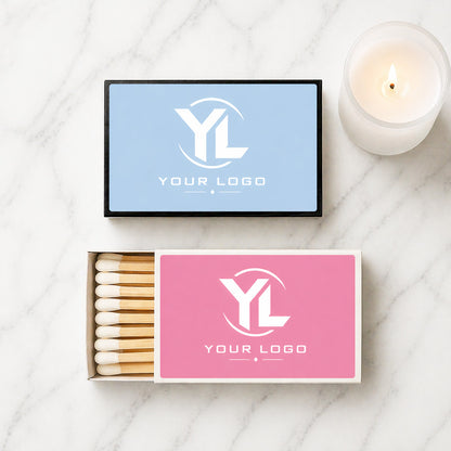 Your Logo Personalized Matches (Set of 50)