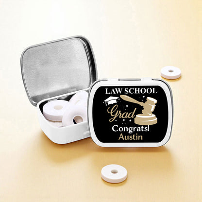 Lawyer Personalized Empty Mint Candy Tins (Set of 12)
