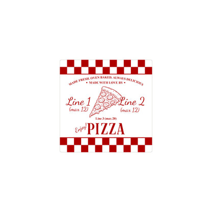 Wedding Personalized Pizza Boz (Set of 10)