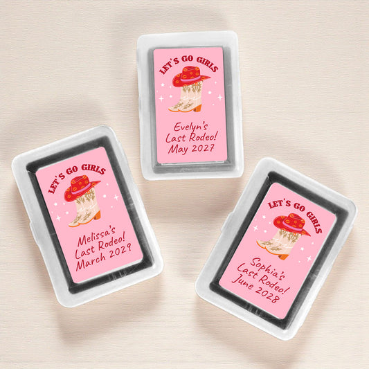 Cowgirl Personalized Playing Cards (Set of 12)
