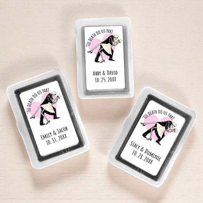 Til Death Do Us Part Personalized Playing Cards (Set of 12)