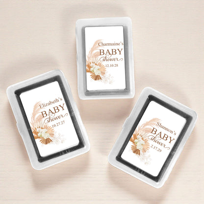 Boho Baby Shower Personalized Playing Cards (Set of 12)