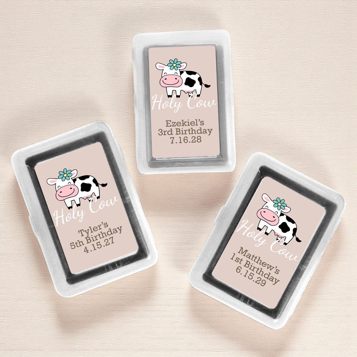 Holy Cow Personalized Playing Cards (Set of 12)