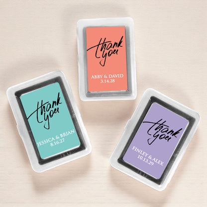 Thank You Personalized Playing Cards (Set of 12)