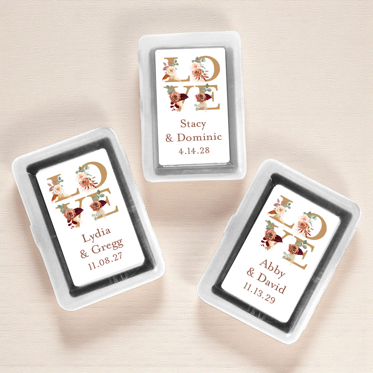 LOVE Fall Personalized Playing Cards (Set of 12)