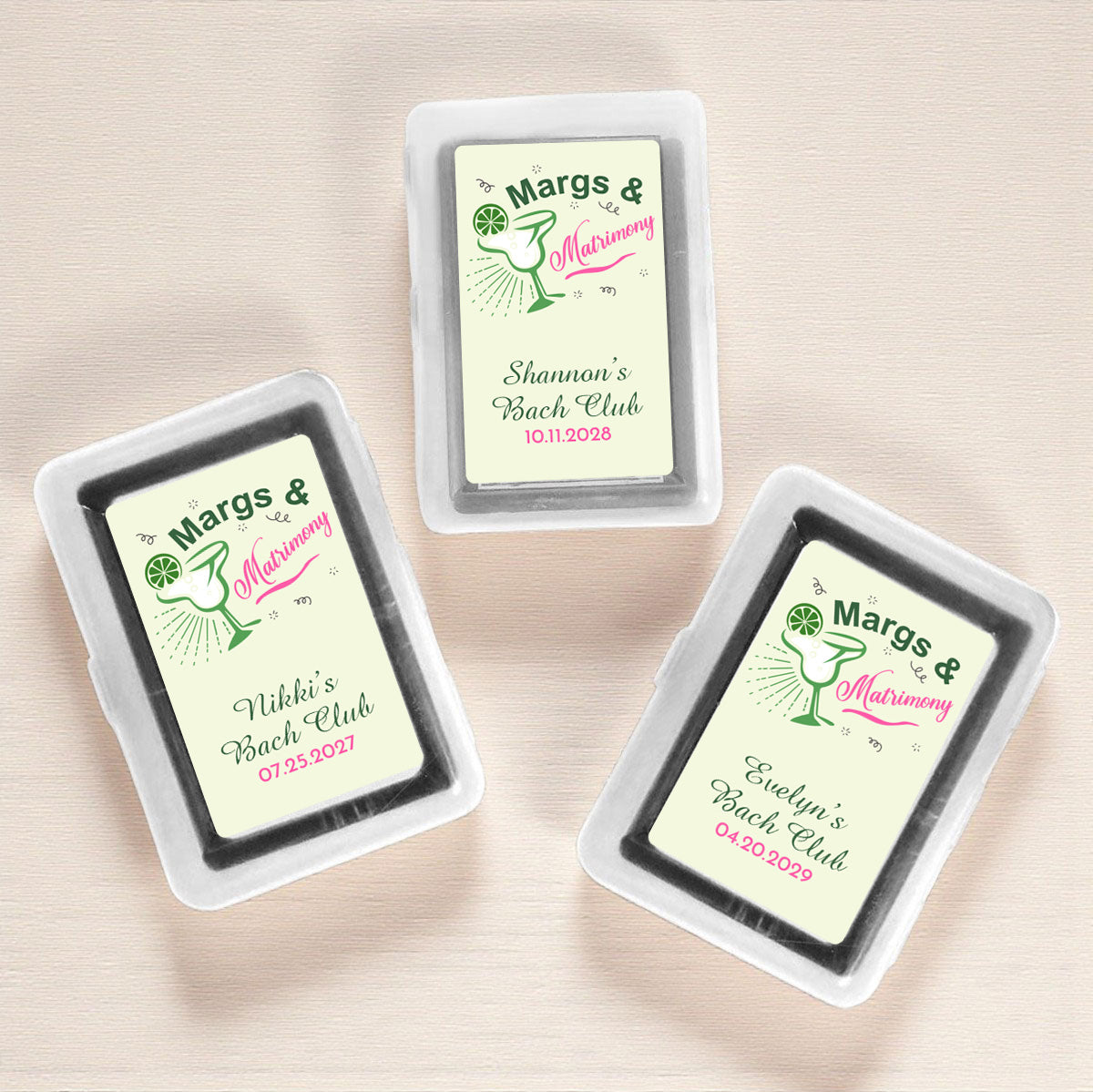 Margs & Matrimony Personalized Playing Cards (Set of 12)