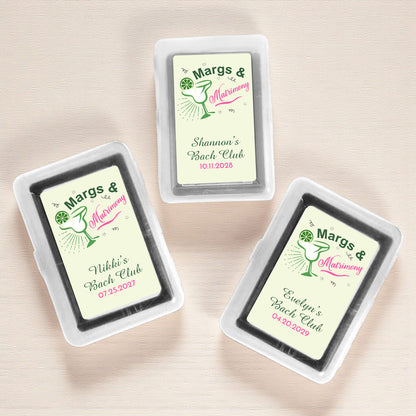 Margs & Matrimony Personalized Playing Cards (Set of 12)