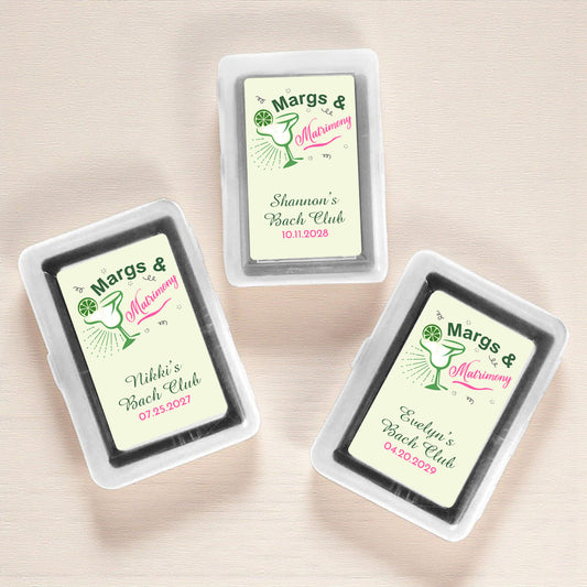 Margs & Matrimony Personalized Playing Cards (Set of 12)