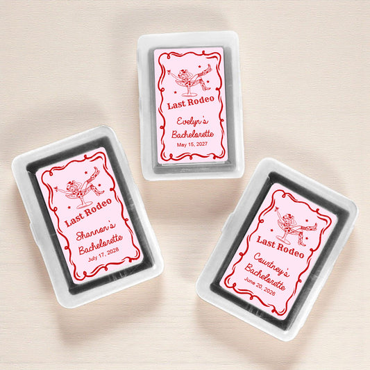 Last Rodeo Personalized Playing Cards (Set of 12)