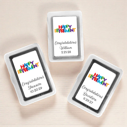 Happy Retirement Personalized Playing Cards (Set of 12)