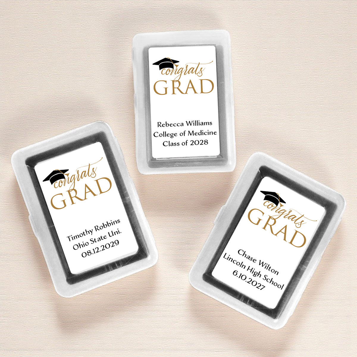 Congrats Grad Personalized Playing Cards (Set of 12)