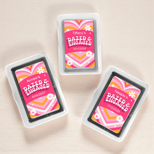 Dazed And Engaged Personalized Playing Cards (Set of 12)