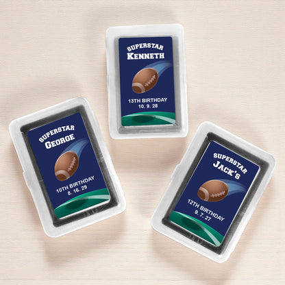 Football Birthday Personalized Playing Cards (Set of 12)