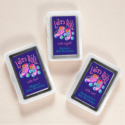 Let's Roll Into Birthday Personalized Playing Cards (Set of 12)