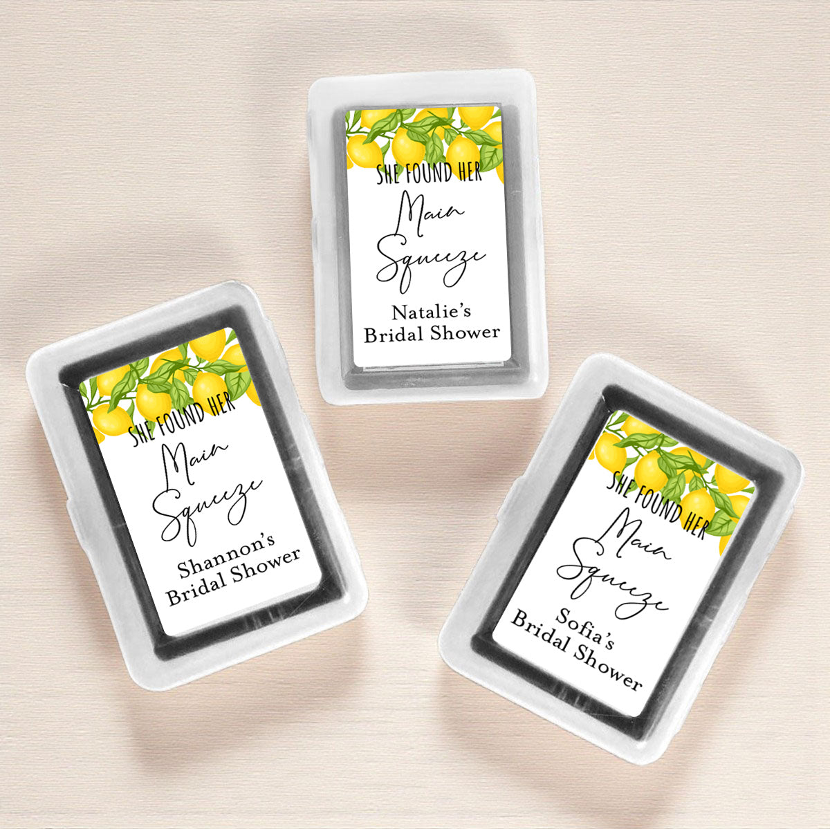 Mediterranean She Found Her Main Squeeze Personalized Playing Cards (Set of 12)