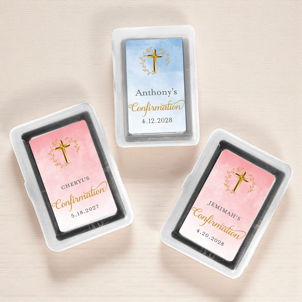 Confirmation Personalized Playing Cards (Set of 12)
