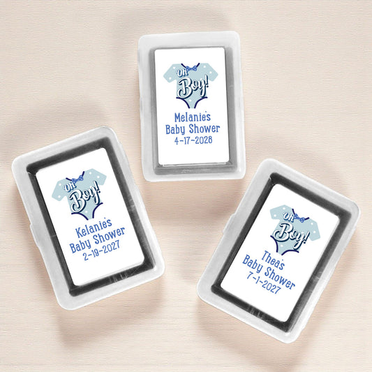 Oh Boy Personalized Playing Cards (Set of 12)