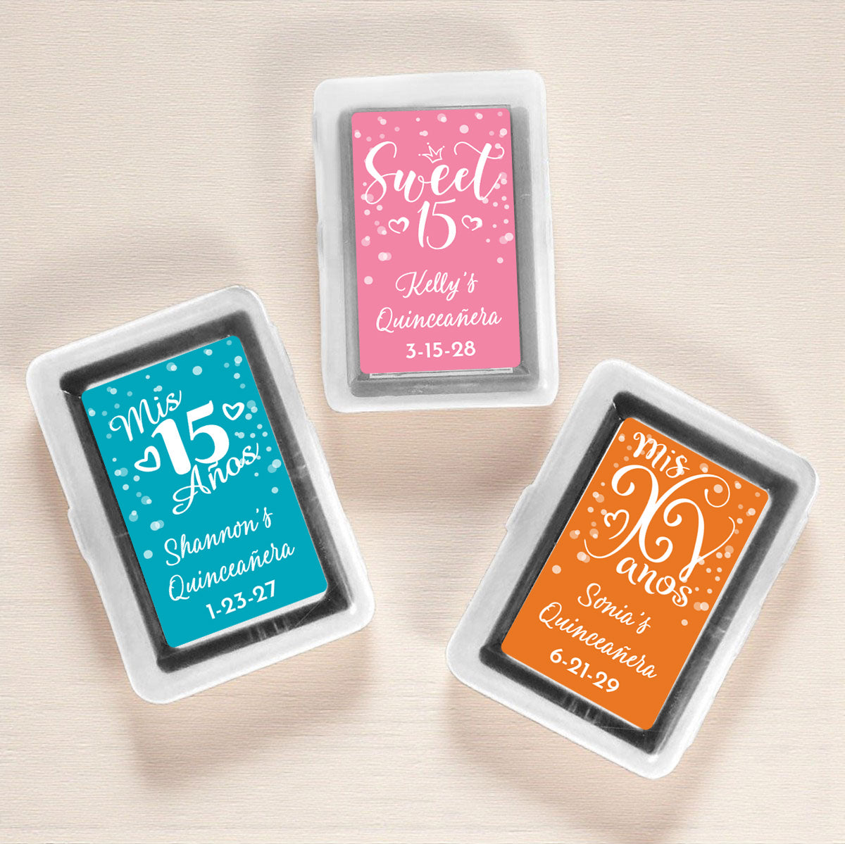 Quinceañera Personalized Playing Cards (Set of 12)