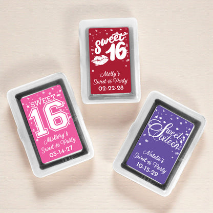 Sweet 16 Personalized Playing Cards (Set of 12)